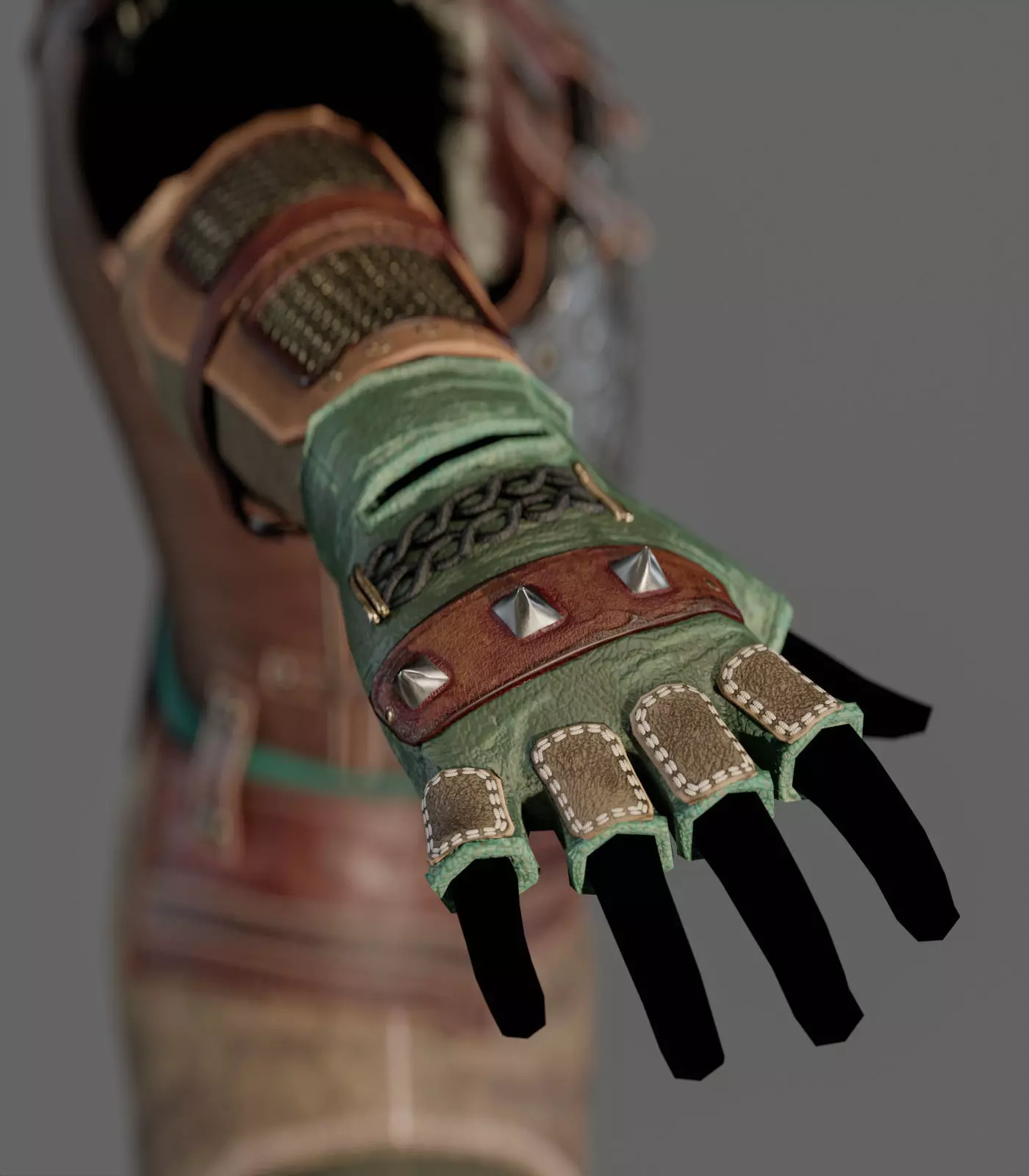 Armor Set Low-poly 3d Model Low-poly 3D model_8