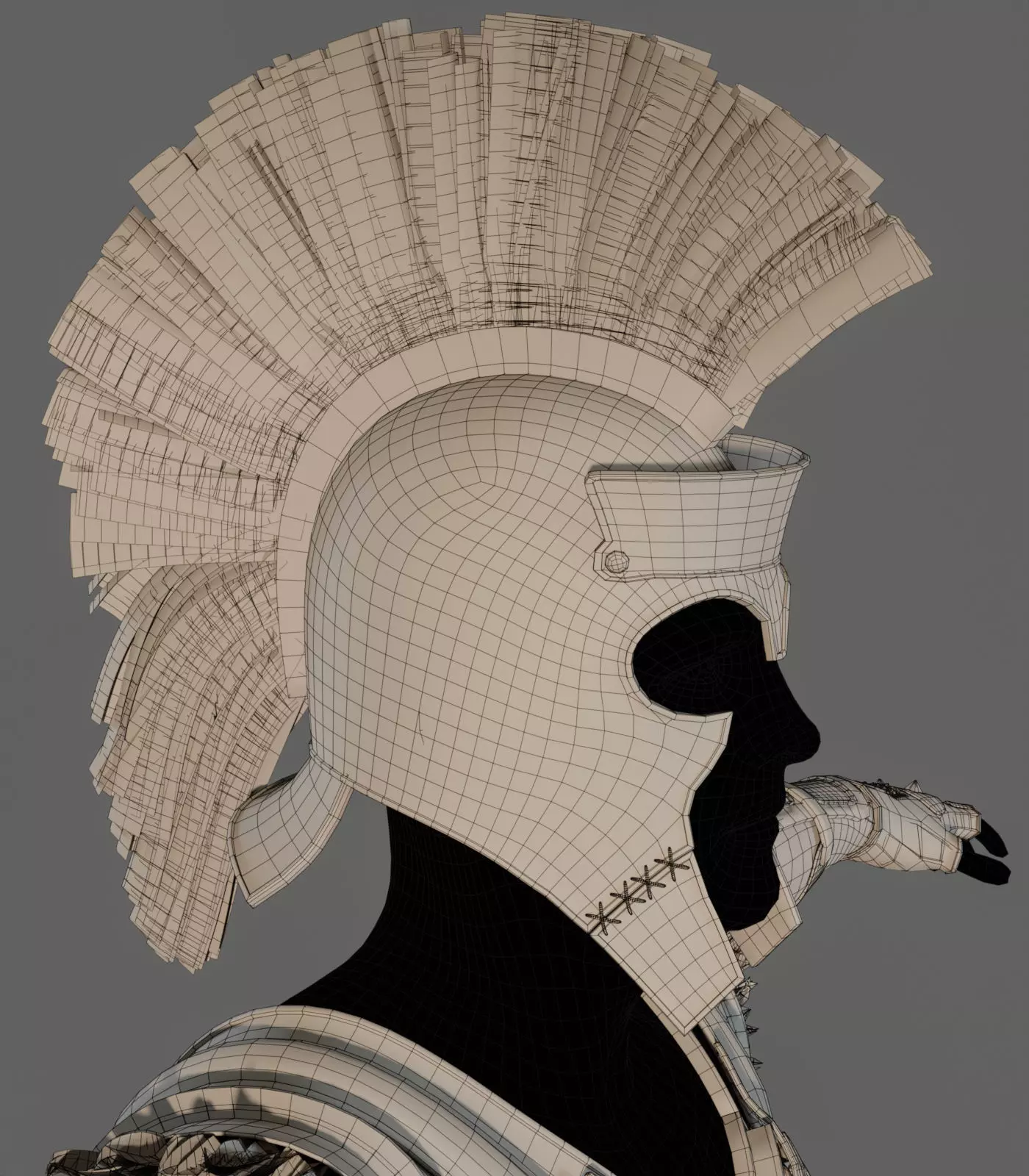 Armor Set Low-poly 3d Model Low-poly 3D model_12