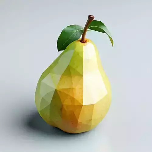 LowPoly Pear 3D Model Low-poly 3D model LowPoly Pear 3D Model Low-poly 3D model
