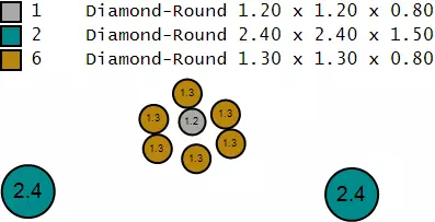 golden hippo pendant 3D print model_3