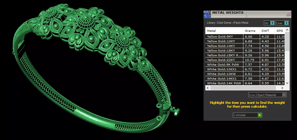 Bracelets 3D print model_3