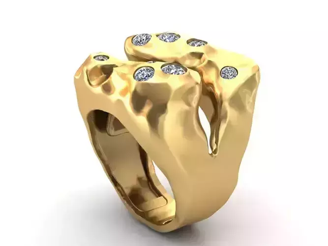 Colored Gemstone Ring- Heavy and Light Versions