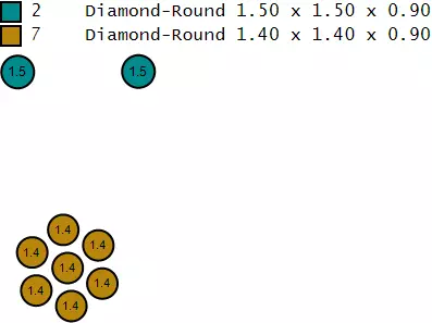 golden robot pendant 3D print model_3