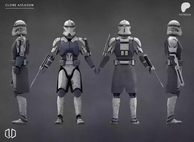 Clone BARC Assassin Kit 3D print model