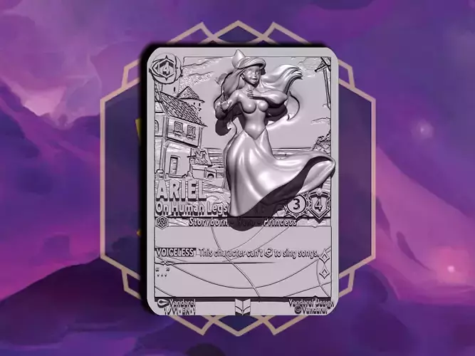 Lorcana 3D Disney full Amber Character