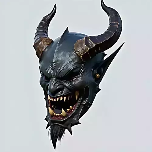 Realistic Demon Head 3D Model Low-poly 3D model Realistic Demon Head 3D Model Low-poly 3D model