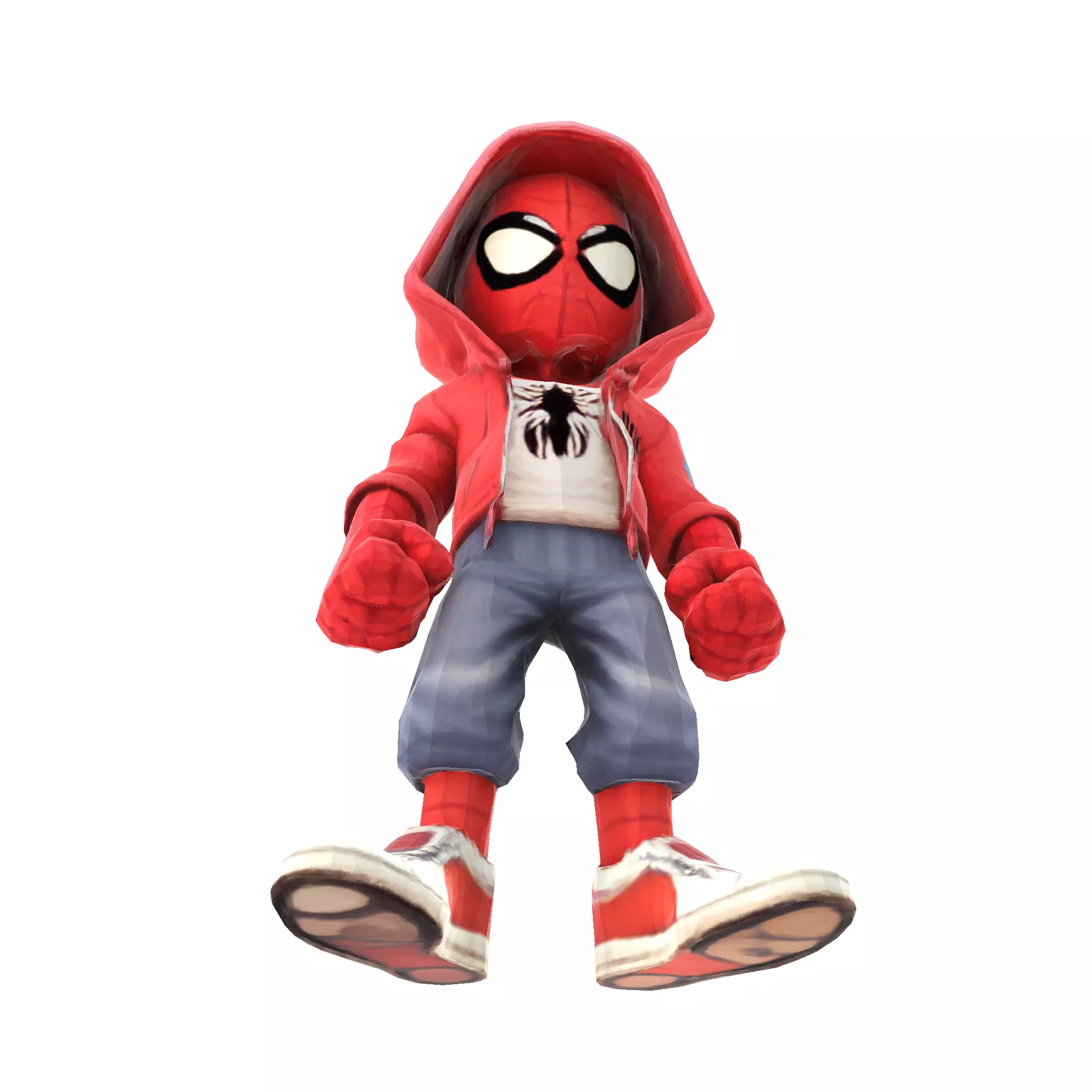 Spiderman Kid Stylized 3D Figurine Model for Print 3D print model_15
