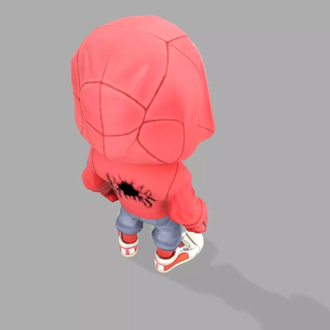 Spiderman Kid Stylized 3D Figurine Model for Print 3D print model_6