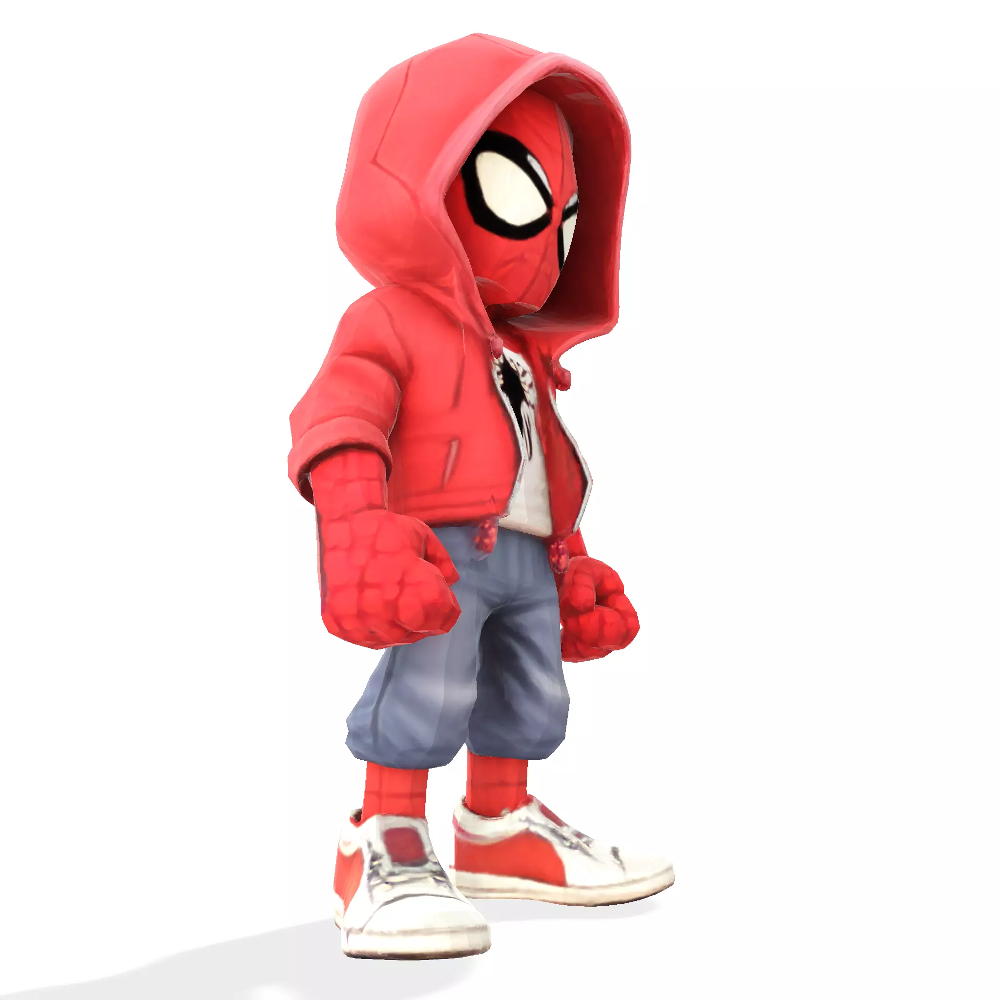Spiderman Kid Stylized 3D Figurine Model for Print 3D print model_20