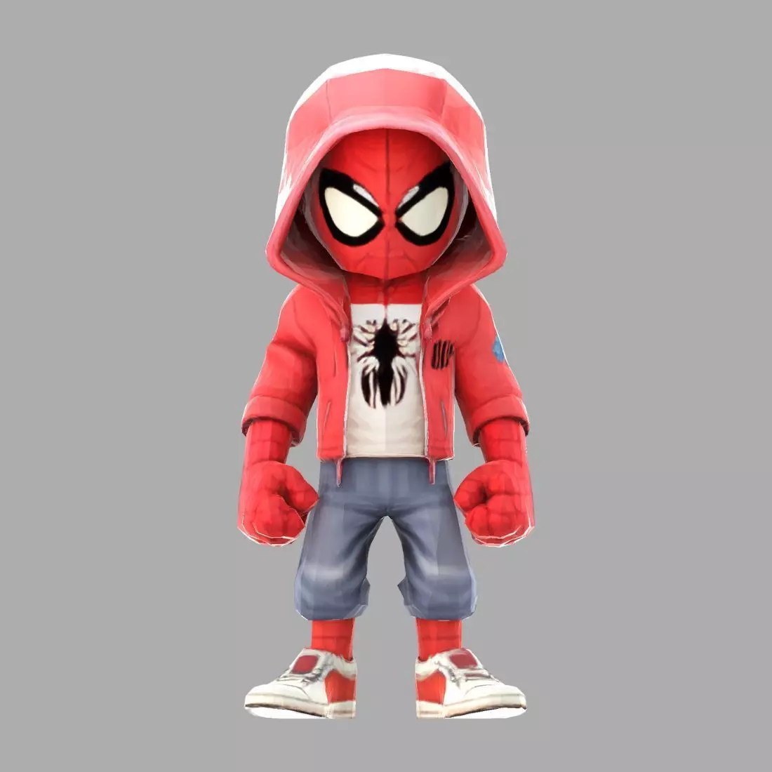 Spiderman Kid Stylized 3D Figurine Model for Print 3D print model_8