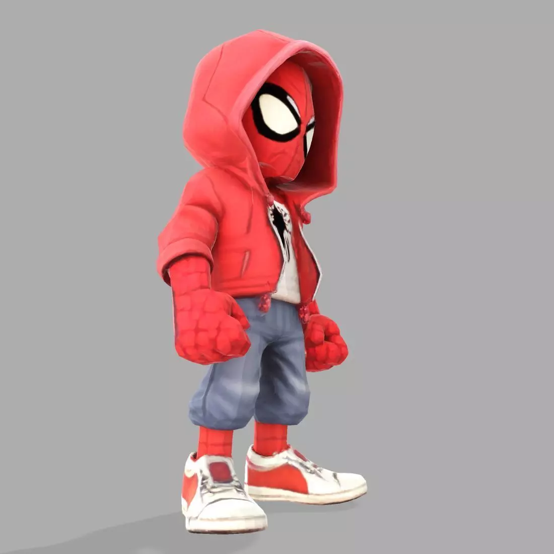 Spiderman Kid Stylized 3D Figurine Model for Print 3D print model_11