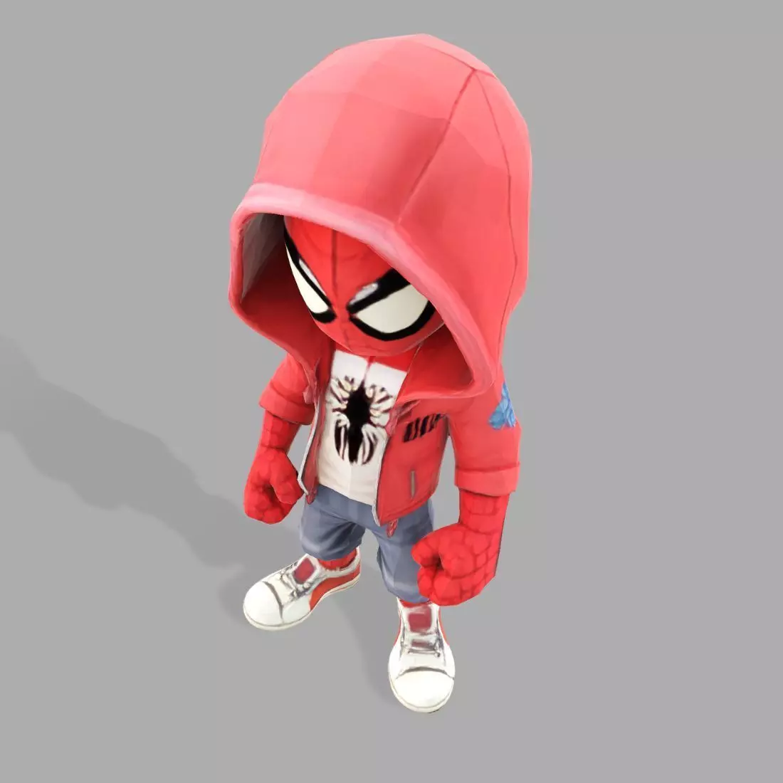 Spiderman Kid Stylized 3D Figurine Model for Print 3D print model_3