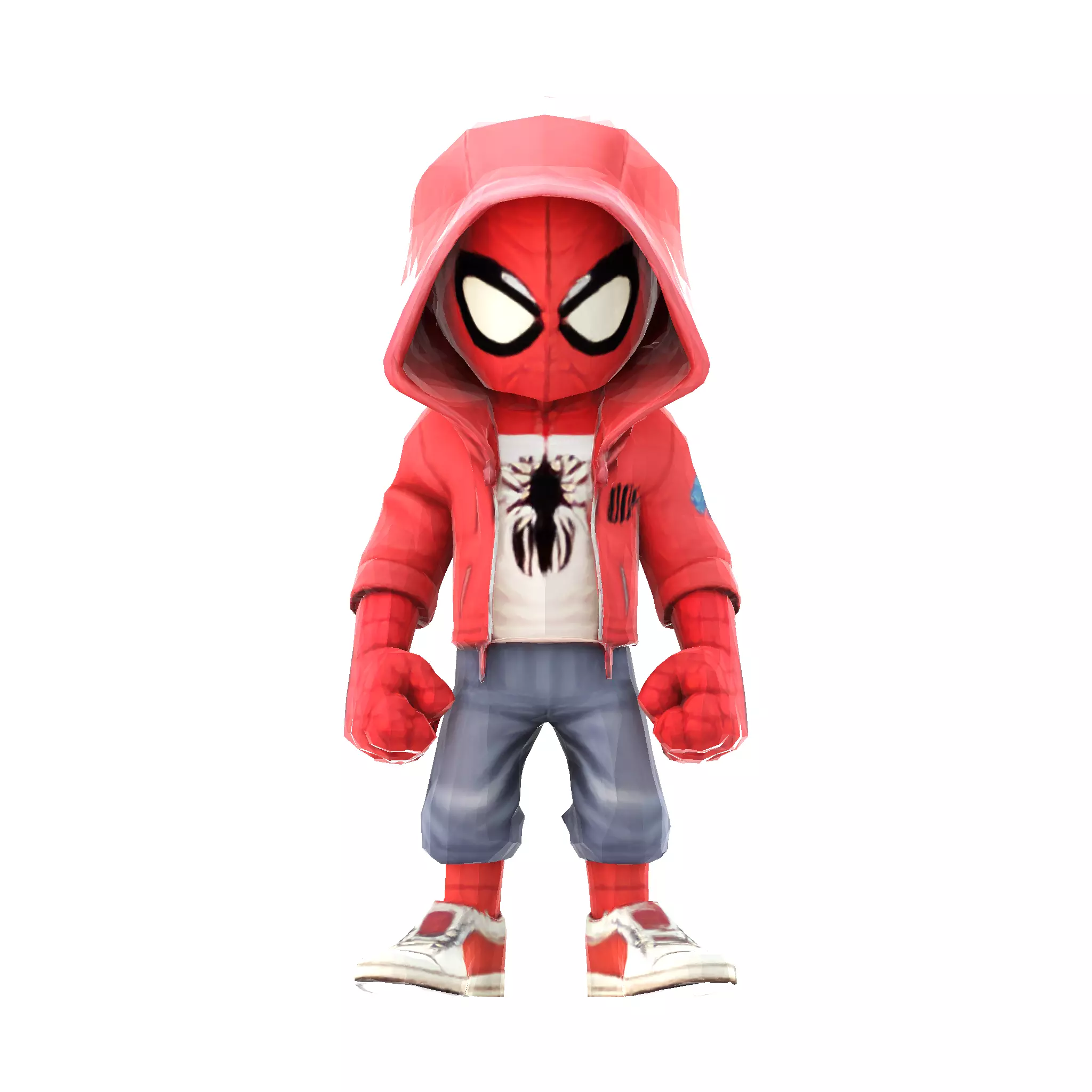 Spiderman Kid Stylized 3D Figurine Model for Print 3D print model_16