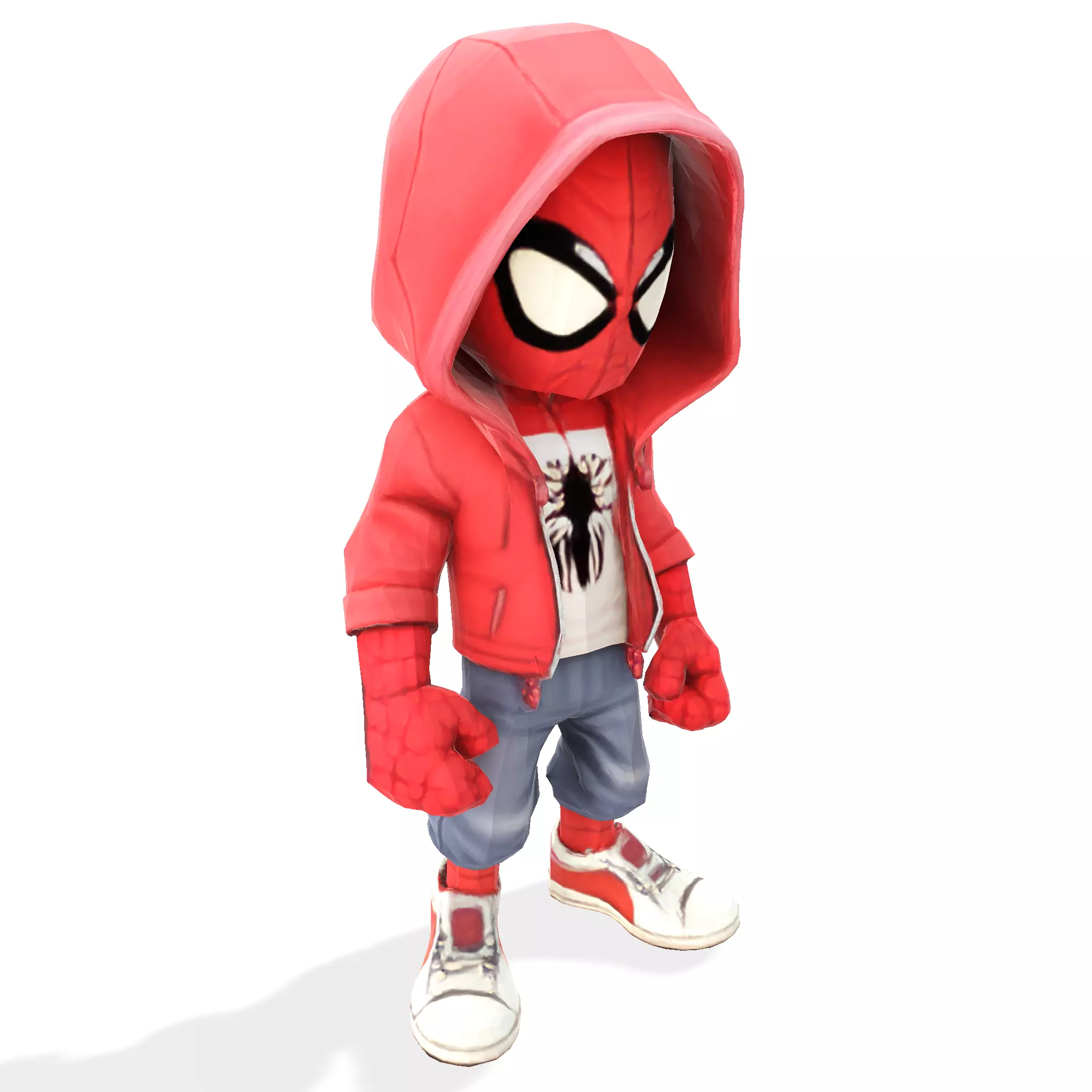 Spiderman Kid Stylized 3D Figurine Model for Print 3D print model_5