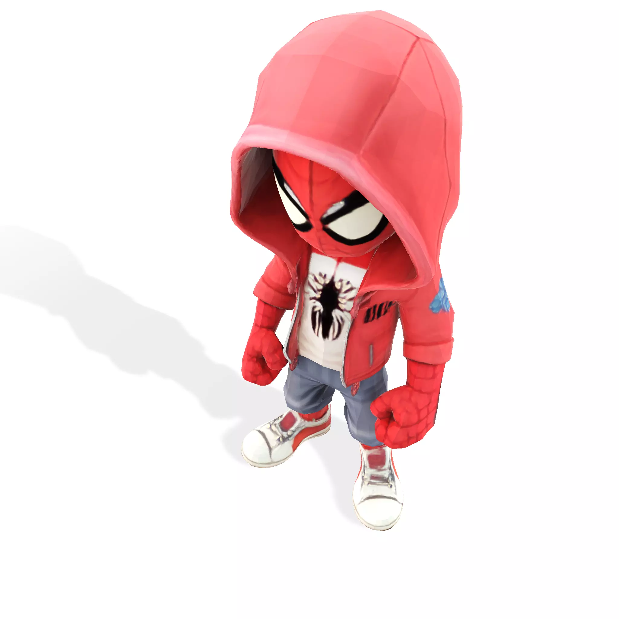 Spiderman Kid Stylized 3D Figurine Model for Print 3D print model_12