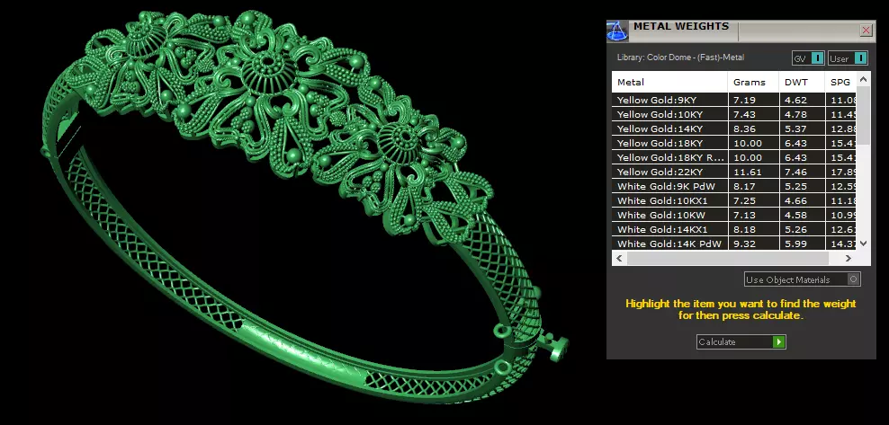 Bracelets 3D print model_3