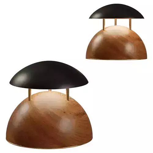 Bell Outdoor Table Lamp Low-poly 3D model