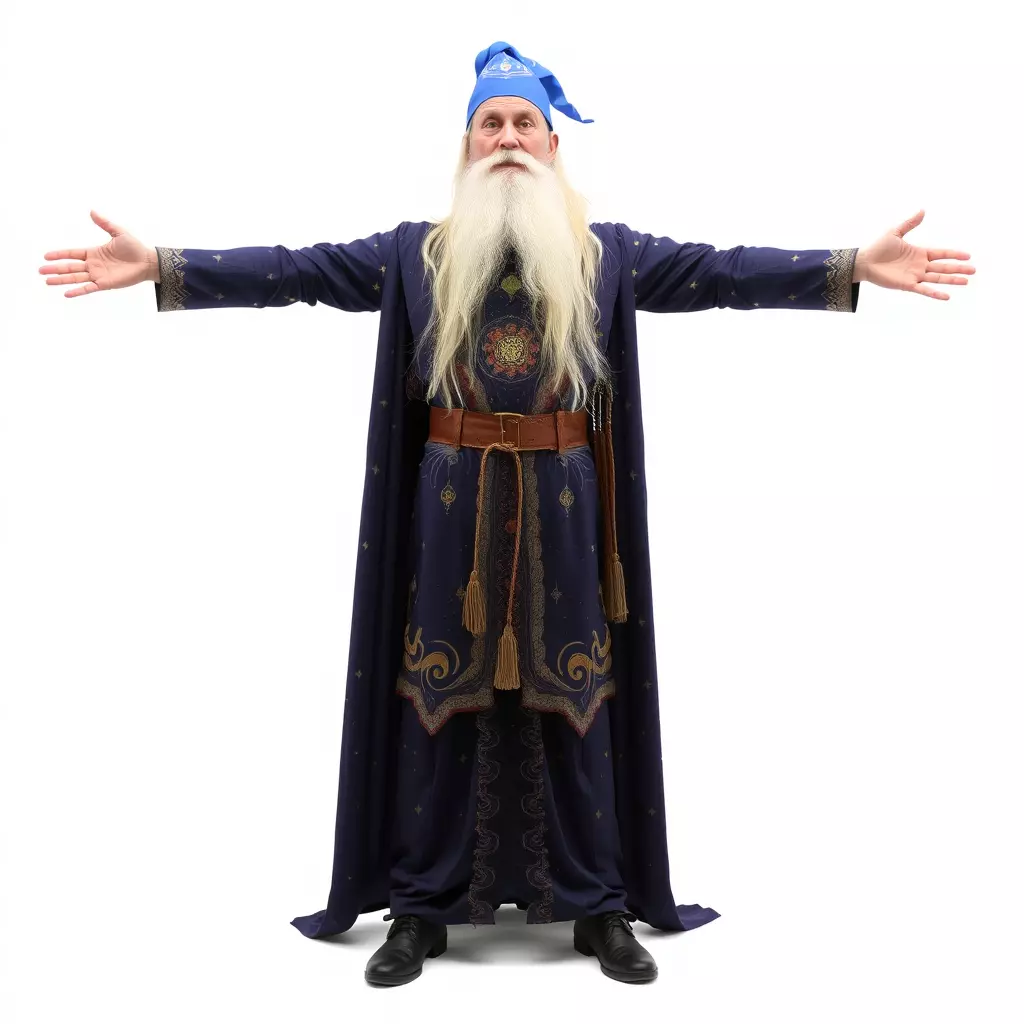 Wizard Sorcerer model pack Low-poly 3D model_3