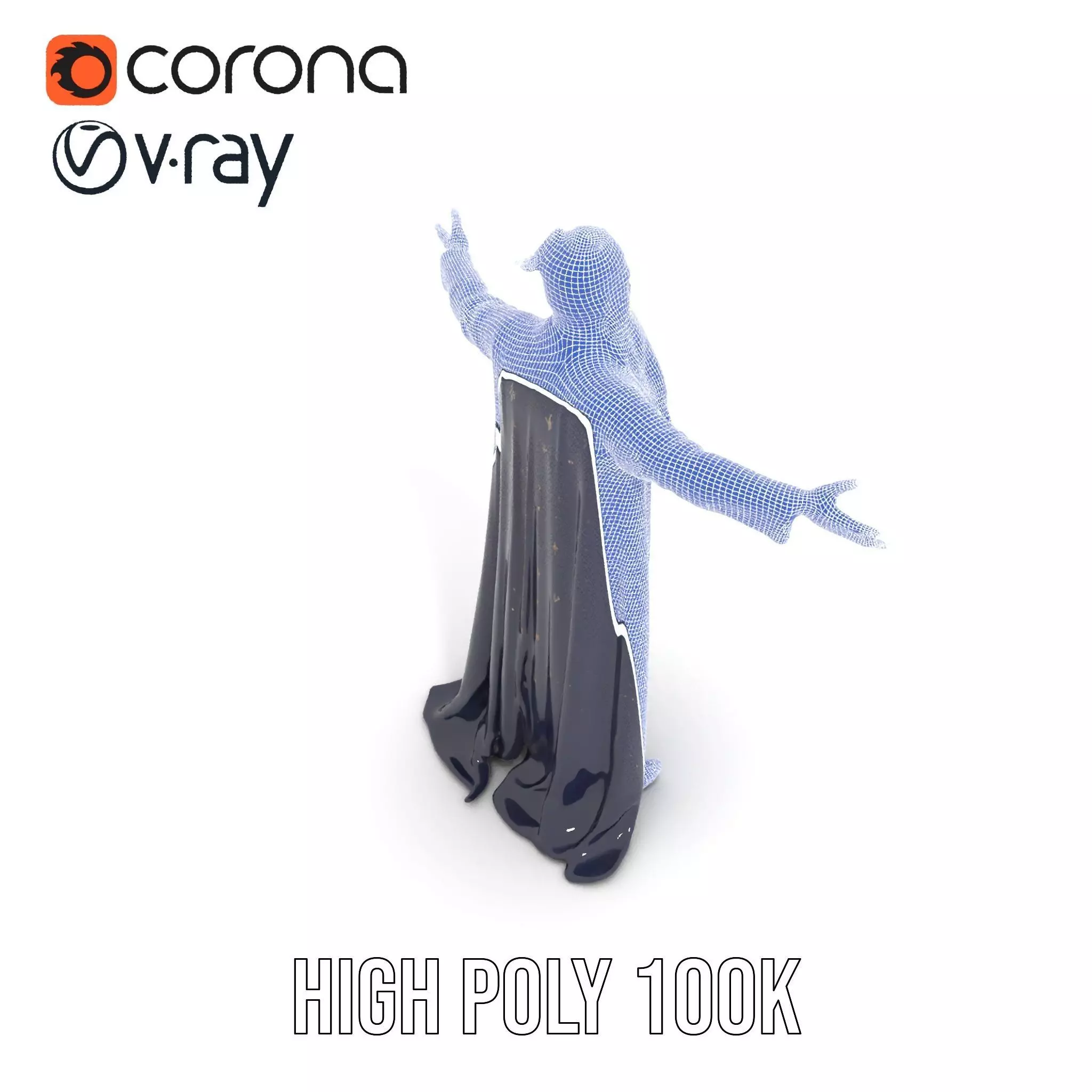 Wizard Sorcerer model pack Low-poly 3D model_32