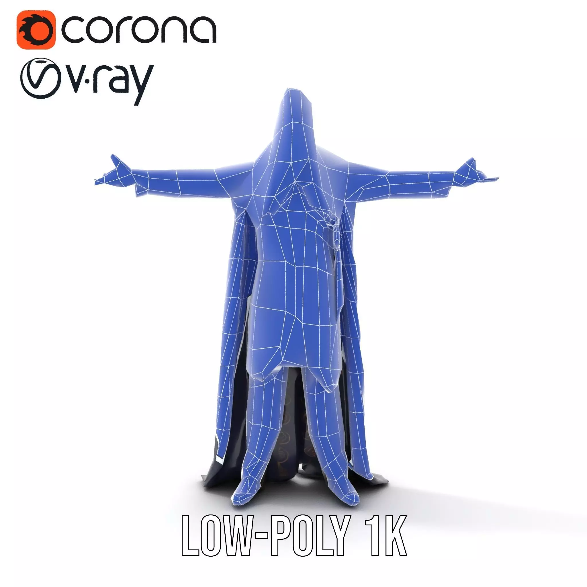 Wizard Sorcerer model pack Low-poly 3D model_31