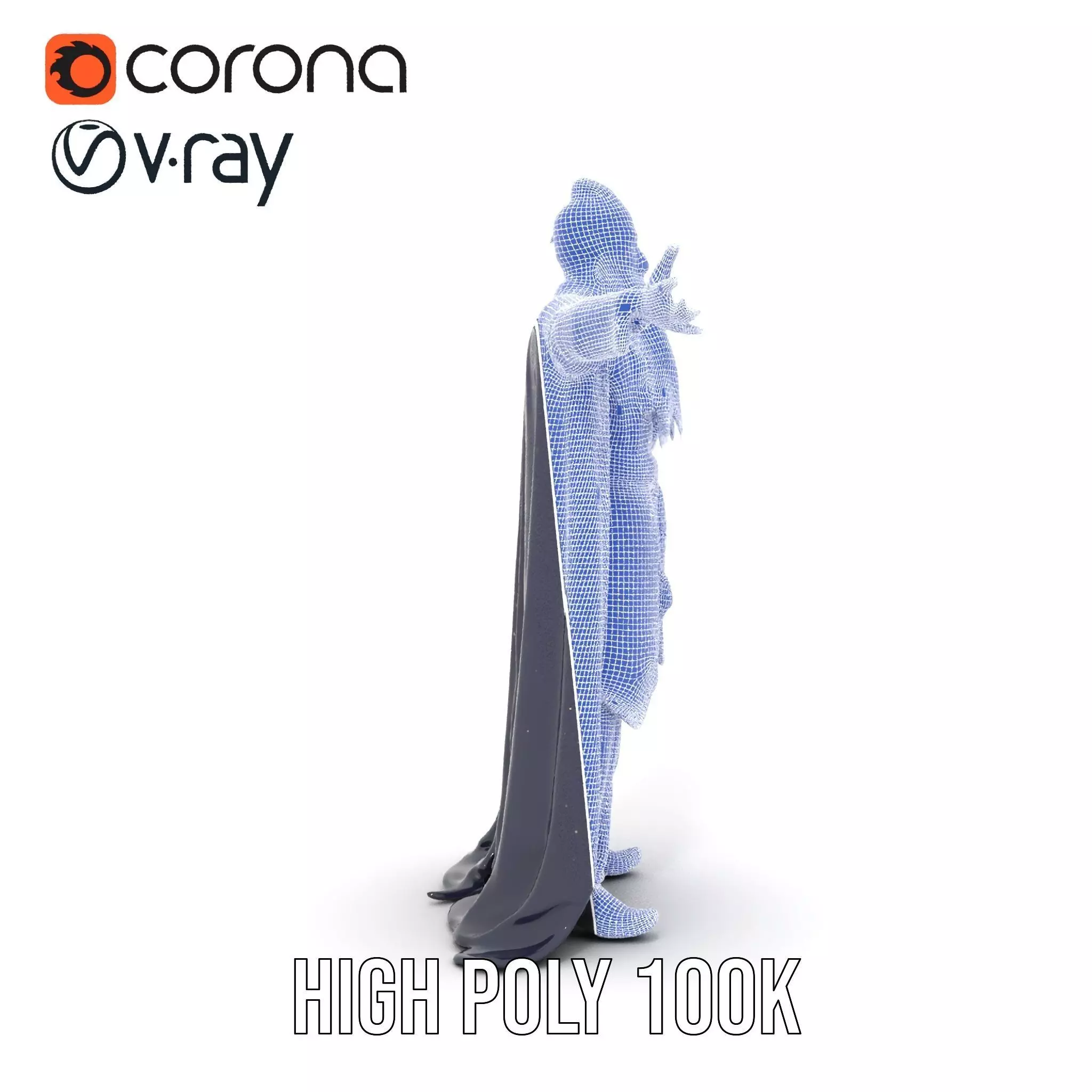 Wizard Sorcerer model pack Low-poly 3D model_33