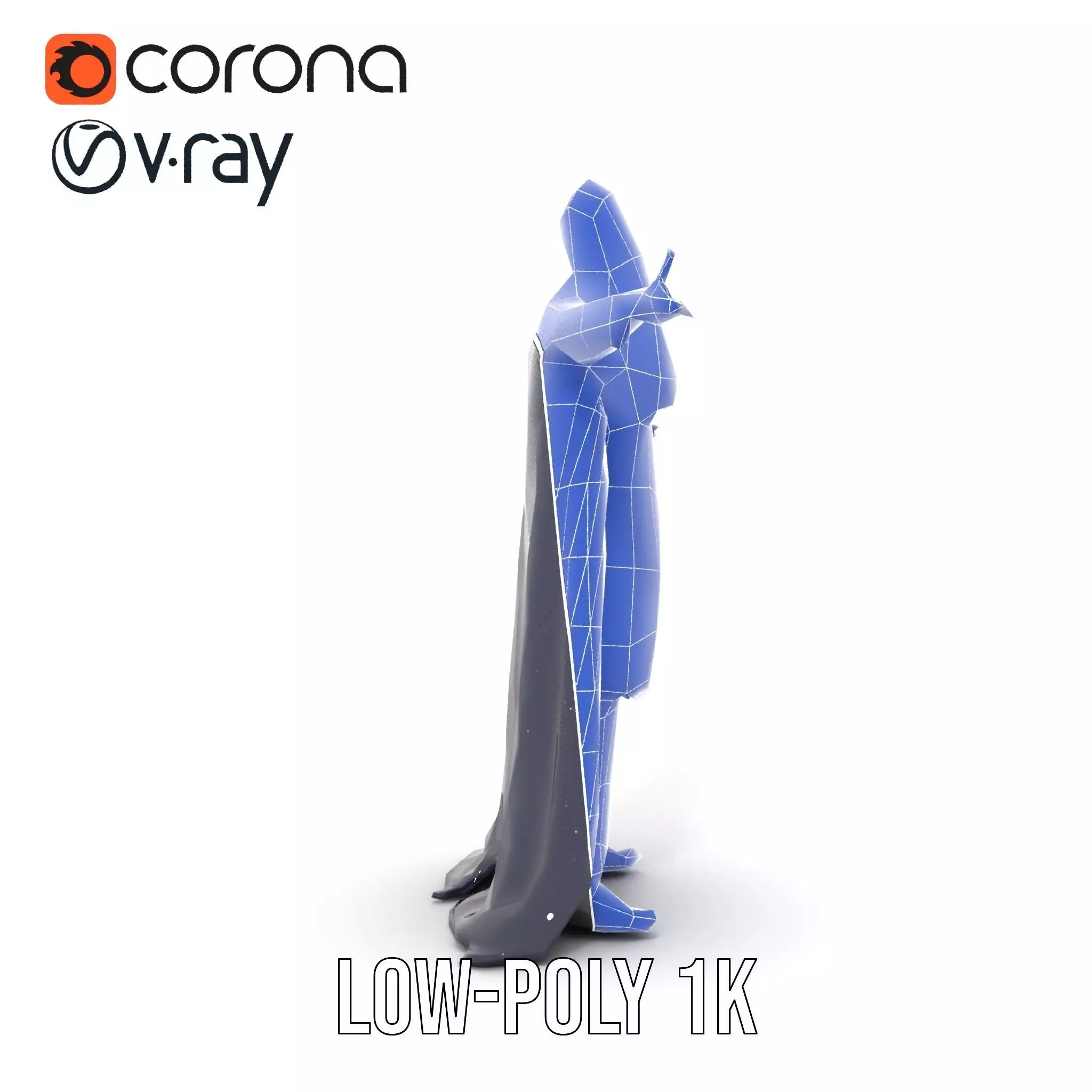 Wizard Sorcerer model pack Low-poly 3D model_26