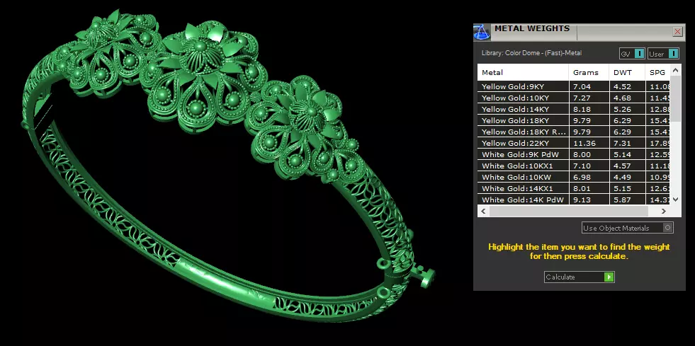 Bracelets 3D print model_3