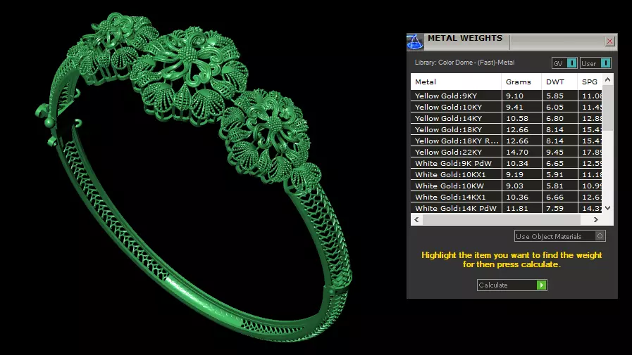Bracelets 3D print model_3