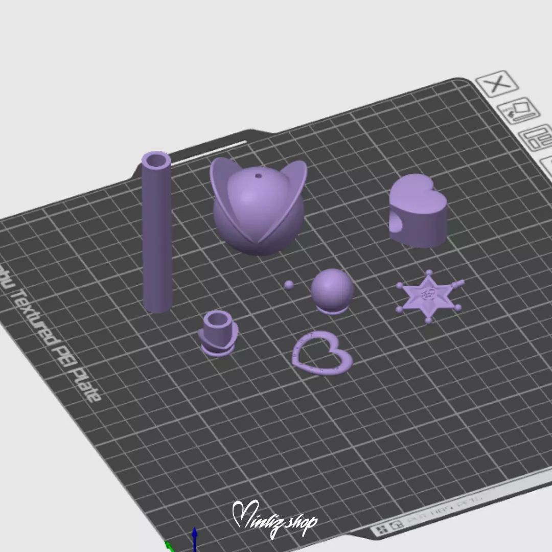 Sailor Moon Sailor Uranus Lip Rod 3D print model_8