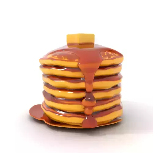 Golden Pancake Stack model pack