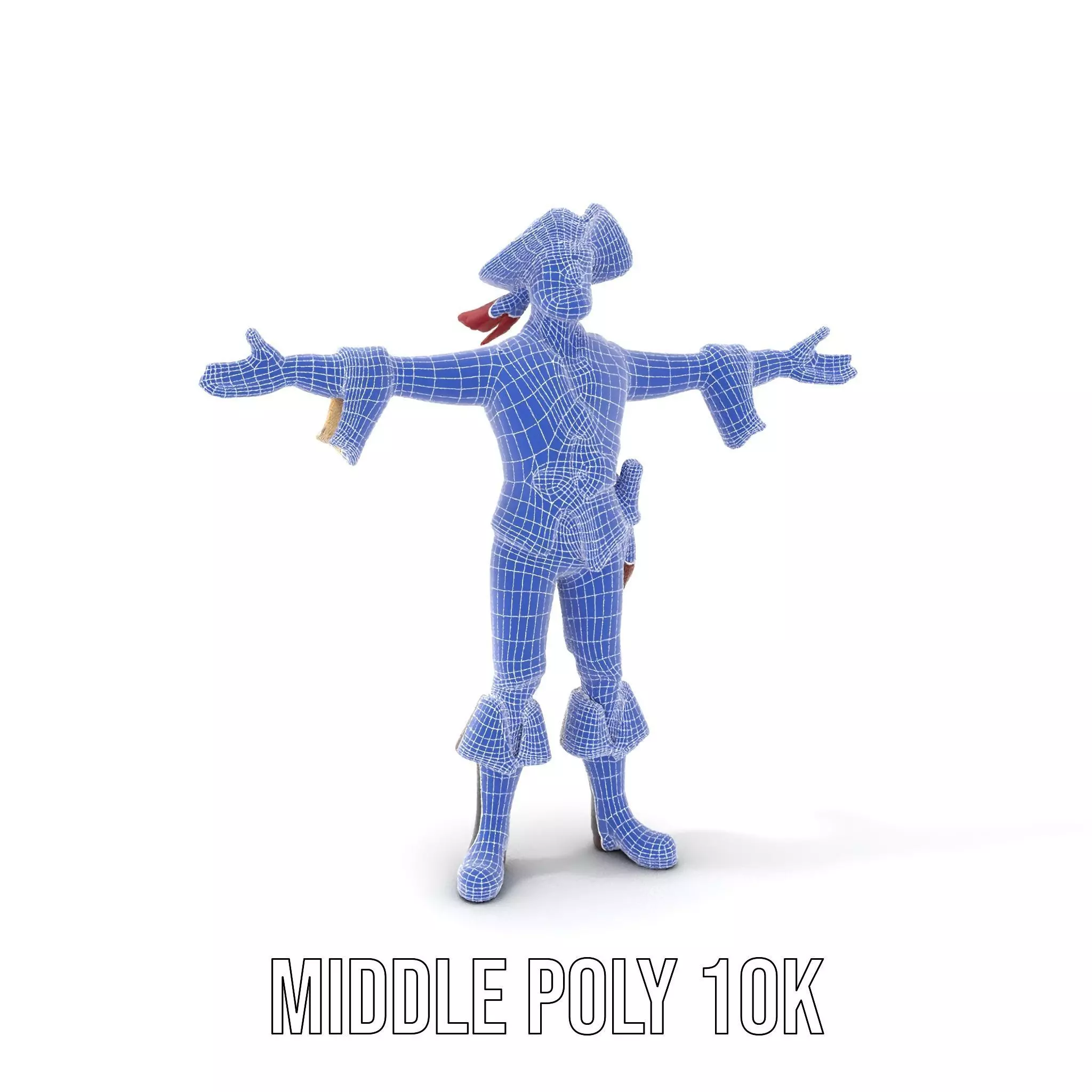 Charming Pirate model pack Low-poly 3D model_23