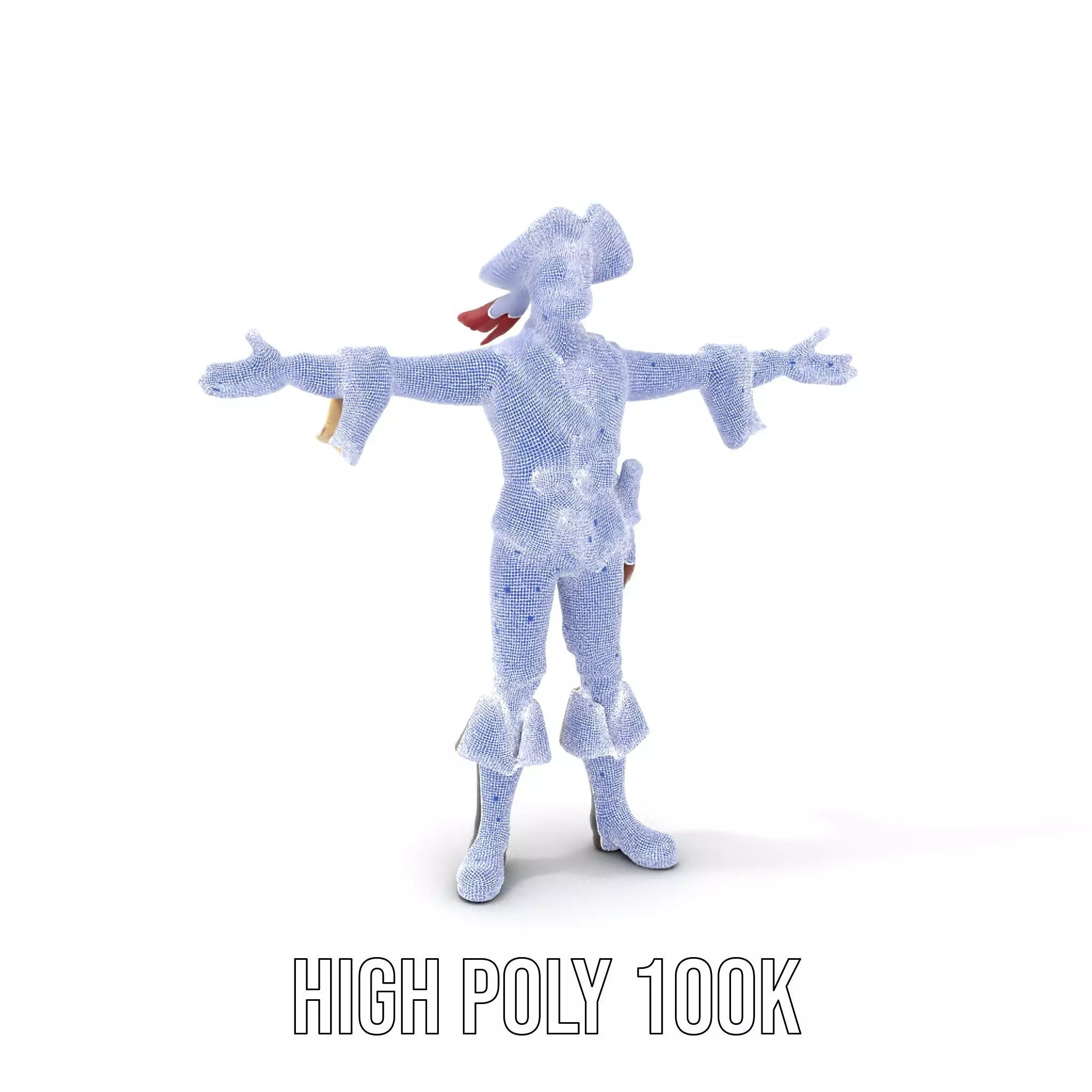 Charming Pirate model pack Low-poly 3D model_4