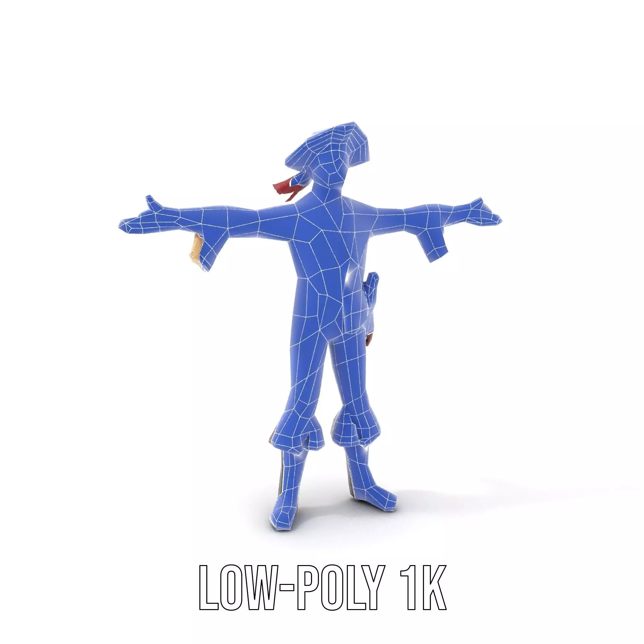 Charming Pirate model pack Low-poly 3D model_27