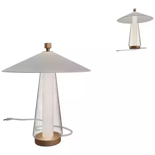 Asia Modern Glass Table Lamp Low-poly 3D model Asia Modern Glass Table Lamp Low-poly 3D model