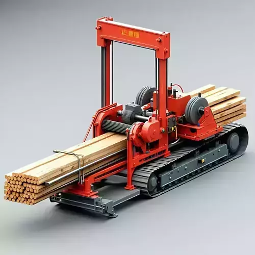 Tracked Wood Processing Machine