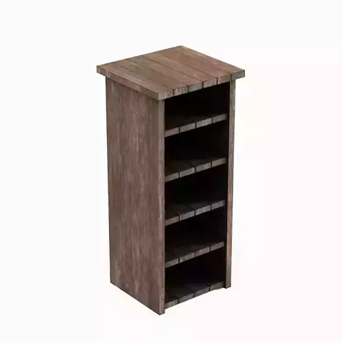 Medieval Tall Shelf 02