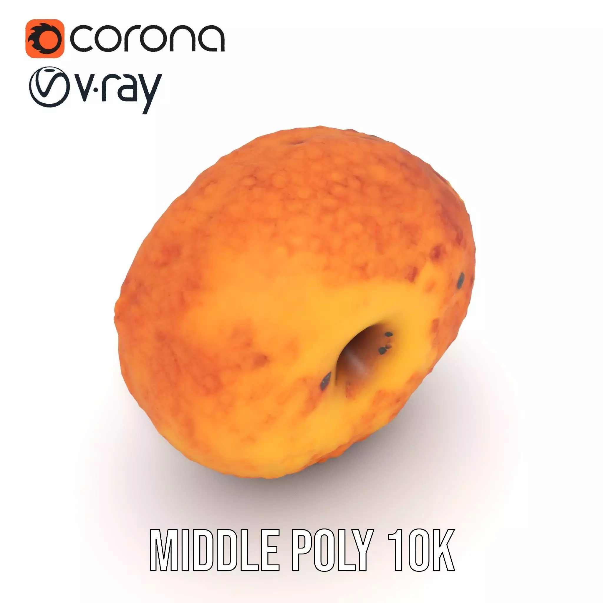 Crispy Golden Snack model pack Low-poly 3D model_5