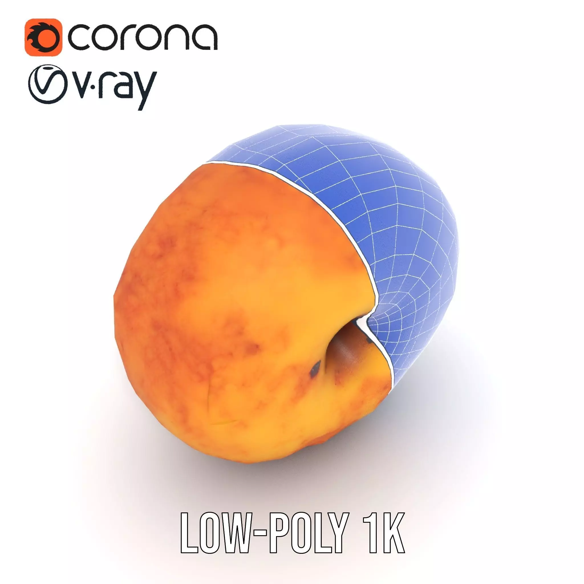 Crispy Golden Snack model pack Low-poly 3D model_12