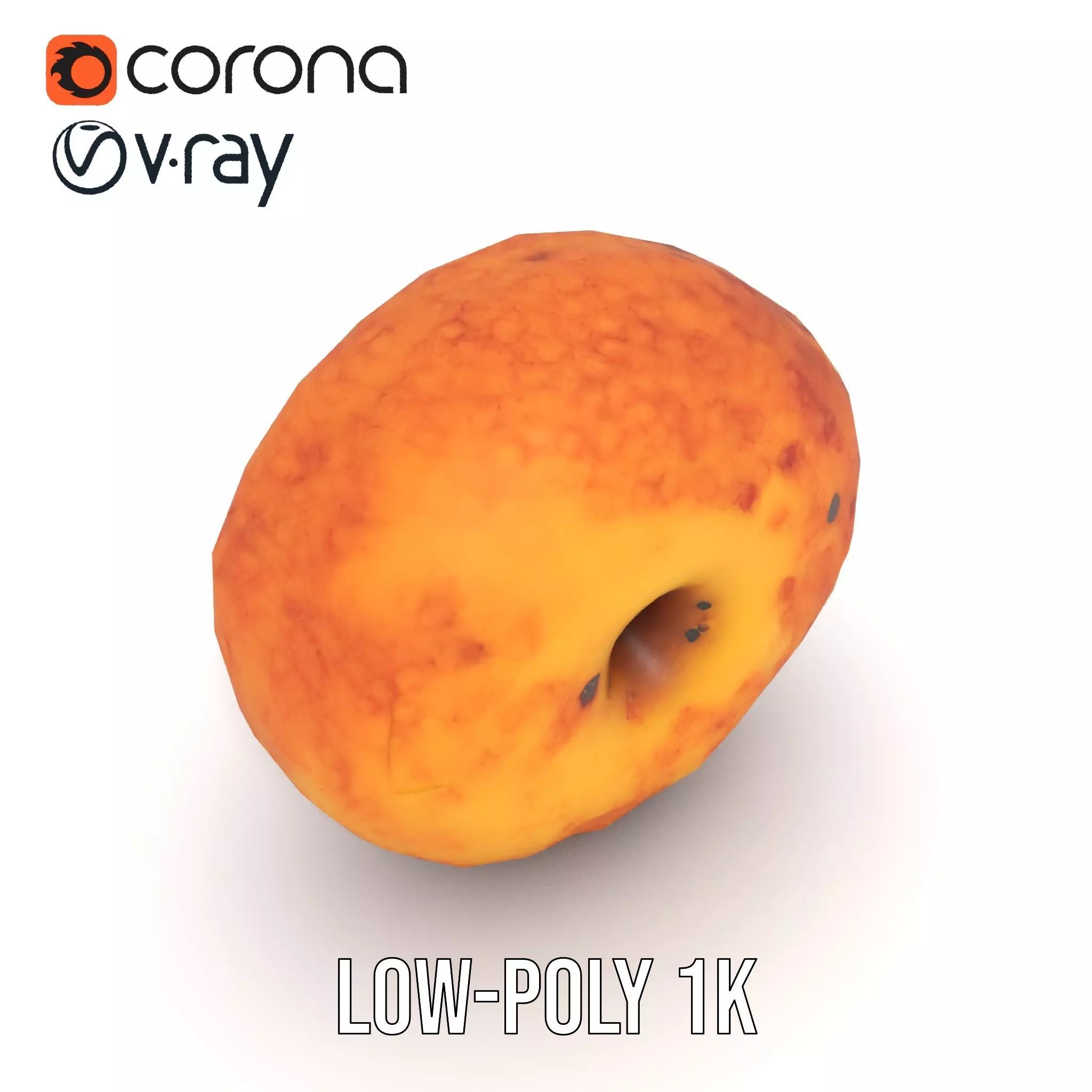 Crispy Golden Snack model pack Low-poly 3D model_22