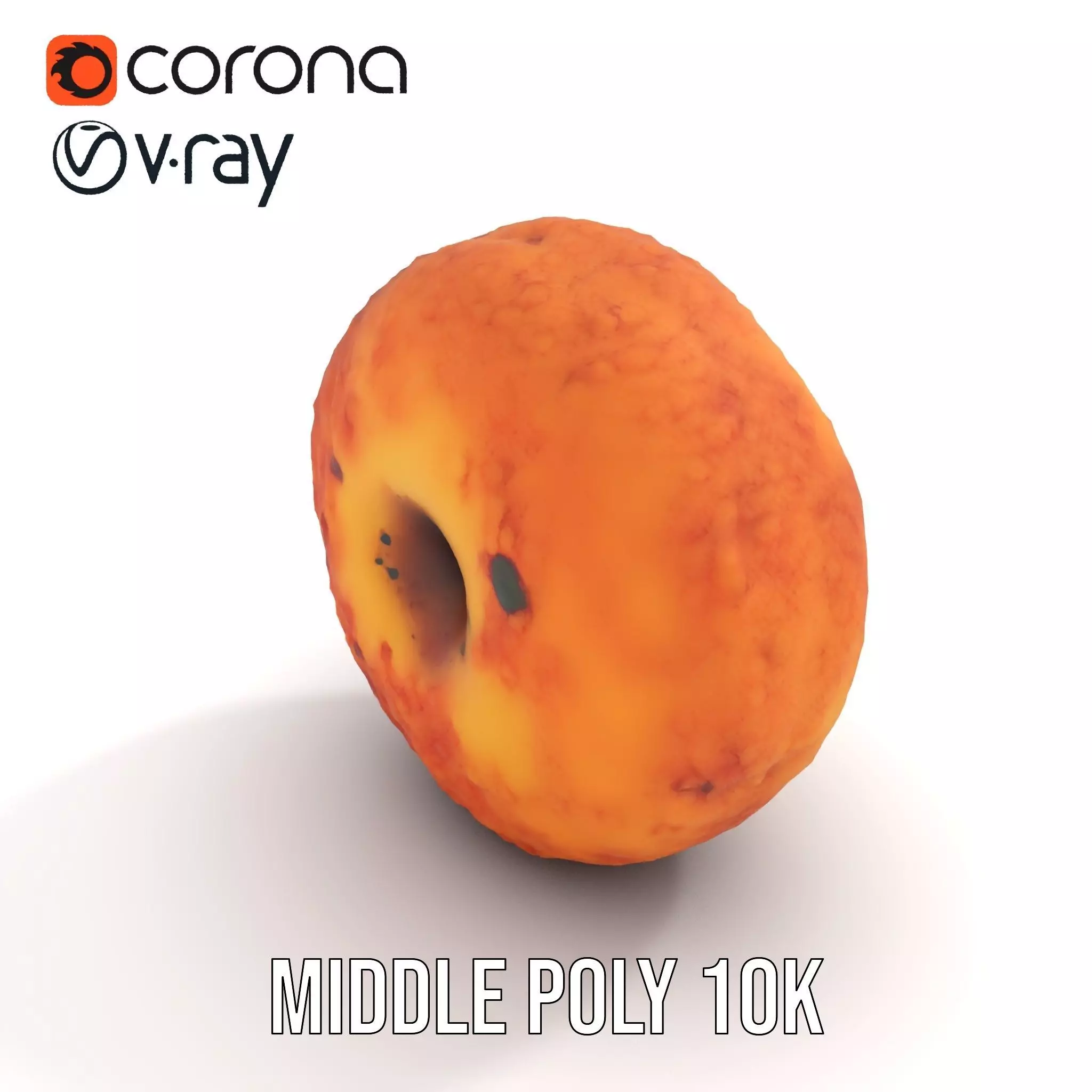 Crispy Golden Snack model pack Low-poly 3D model_11