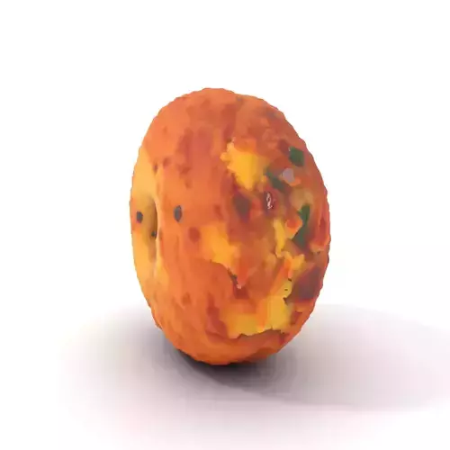 Crispy Golden Snack model pack