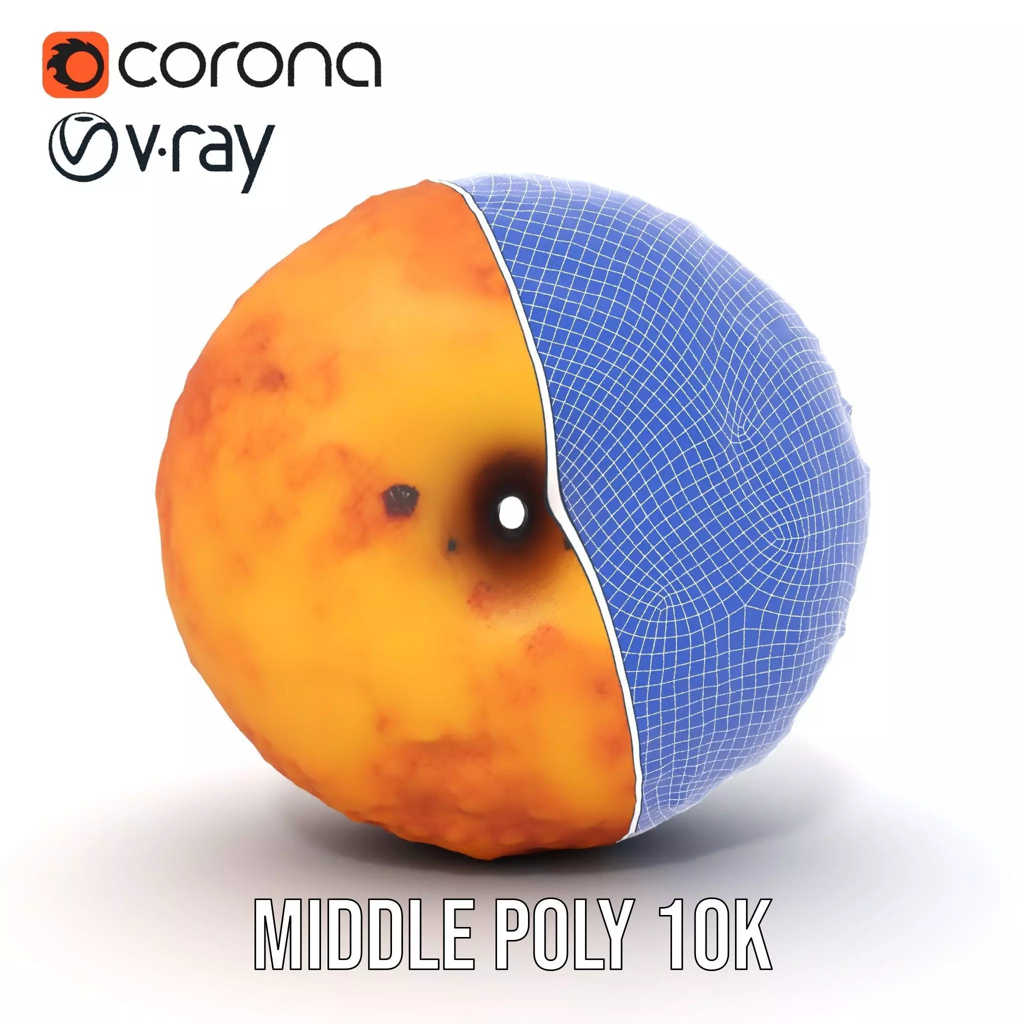 Crispy Golden Snack model pack Low-poly 3D model_26