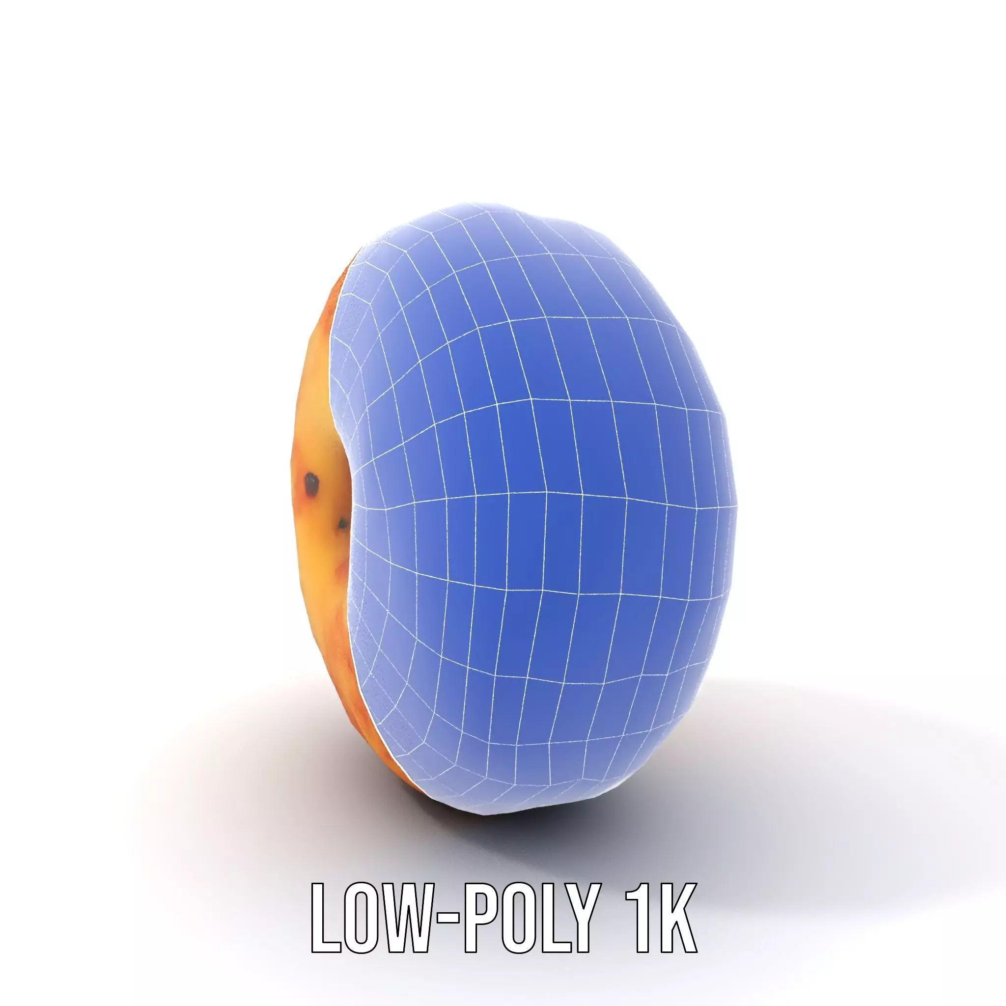 Crispy Golden Snack model pack Low-poly 3D model_9