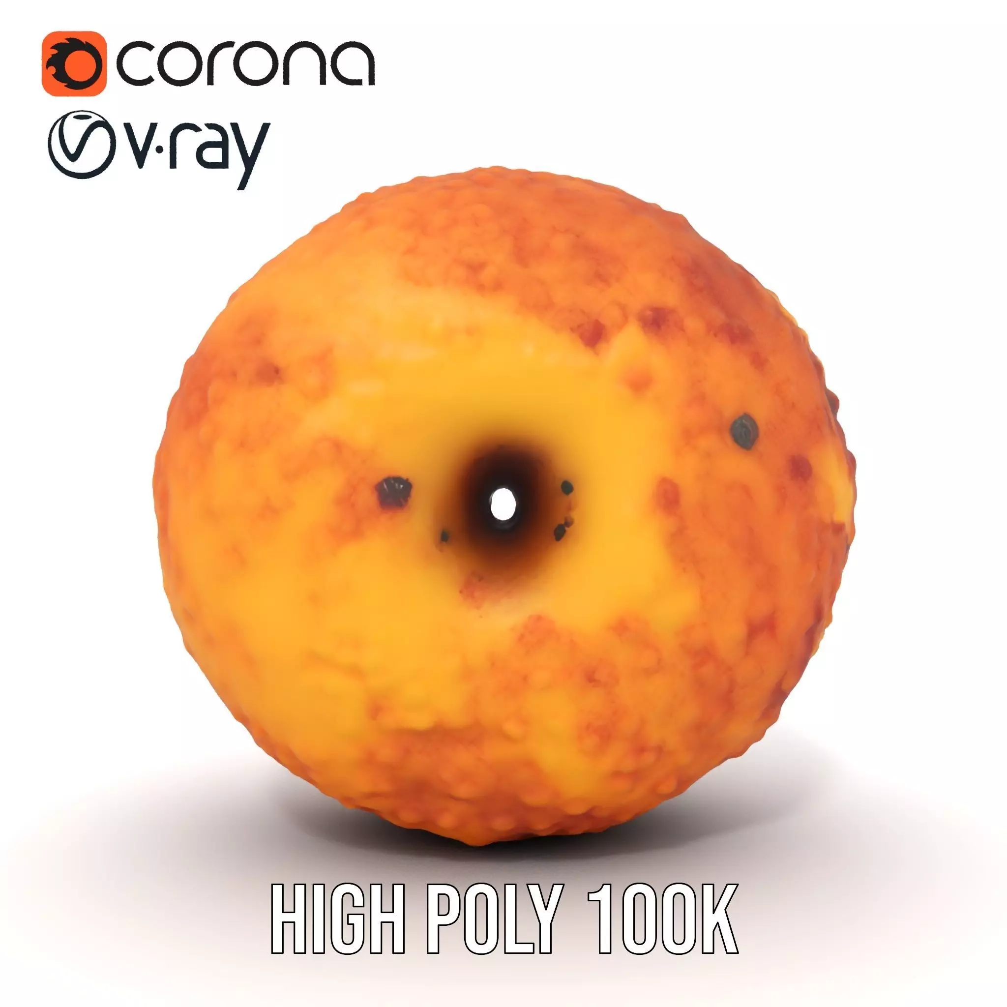 Crispy Golden Snack model pack Low-poly 3D model_31