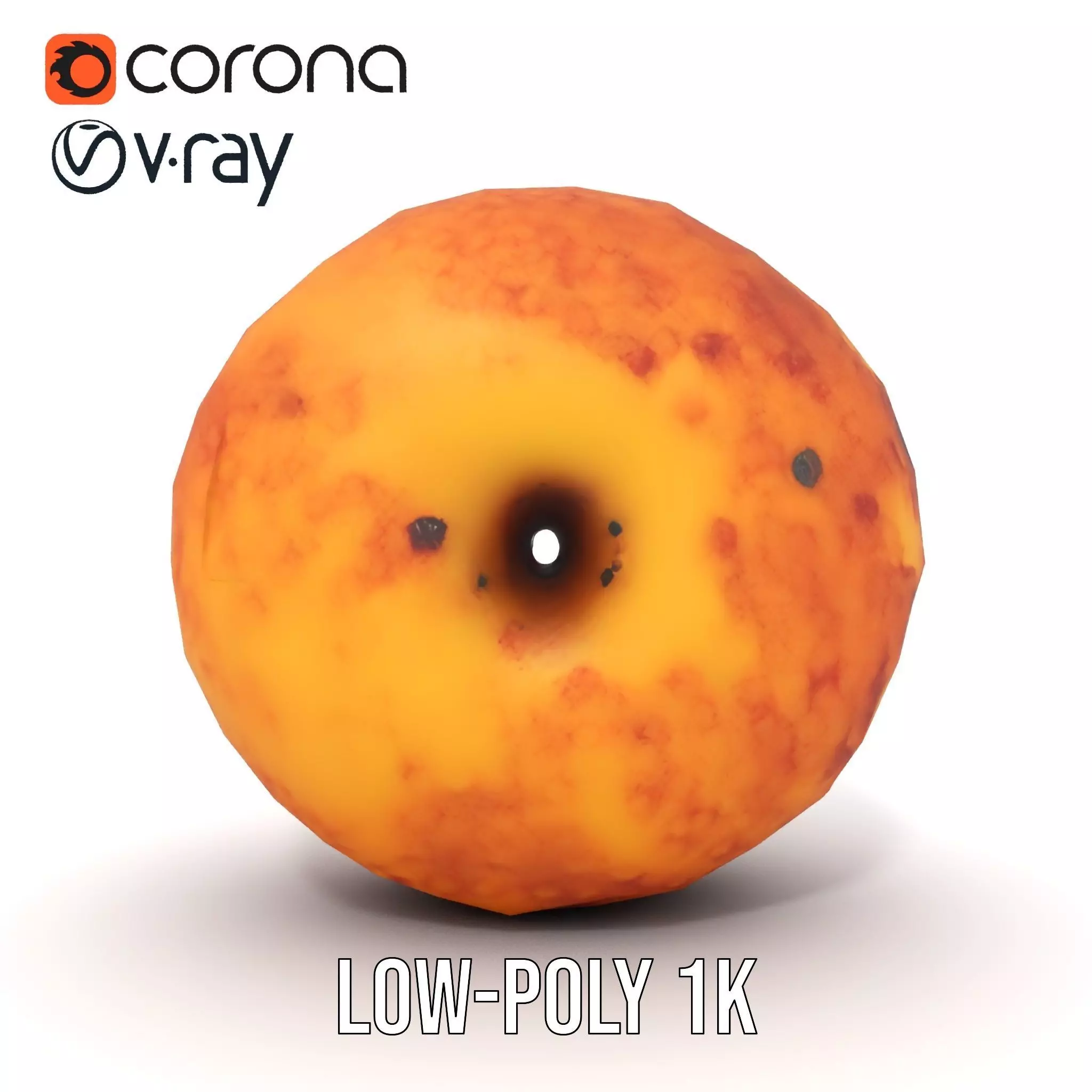 Crispy Golden Snack model pack Low-poly 3D model_19