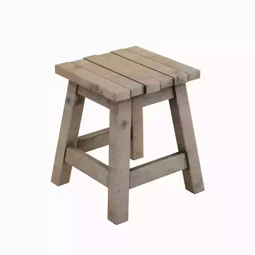 Medieval Wooden Stool 02