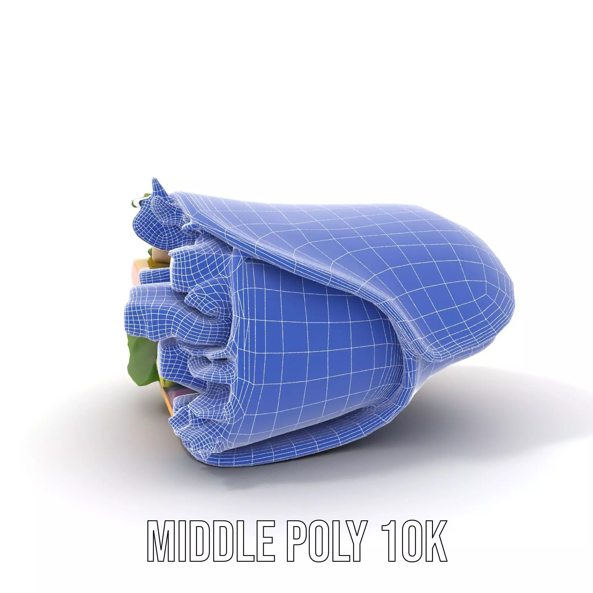 Fresh Veggie Wrap model pack Low-poly 3D model_25