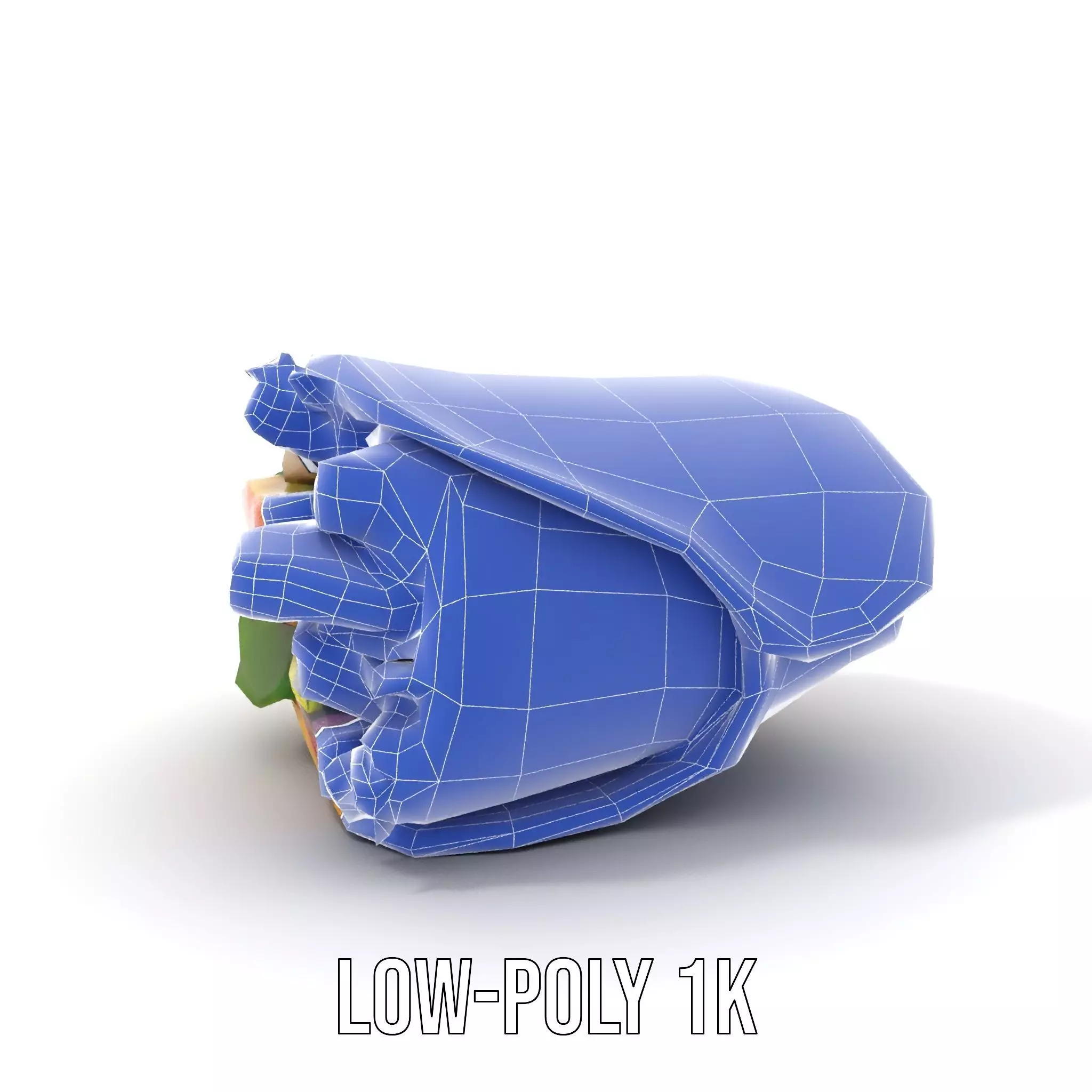 Fresh Veggie Wrap model pack Low-poly 3D model_13