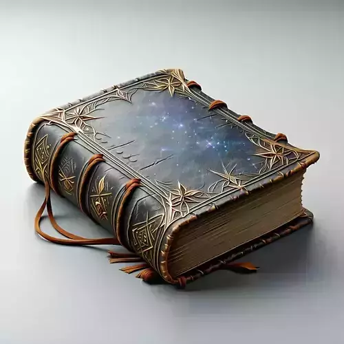 Ancient Magic Spell Book 3D Model Low-poly 3D model Ancient Magic Spell Book 3D Model Low-poly 3D model