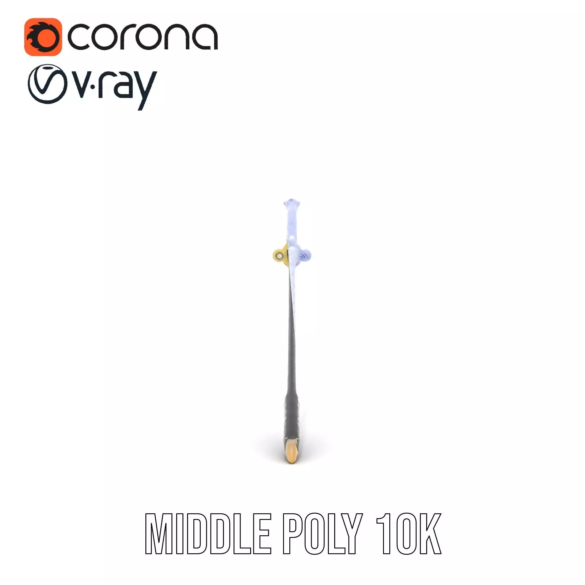 Samurai Katana model pack Low-poly 3D model_30